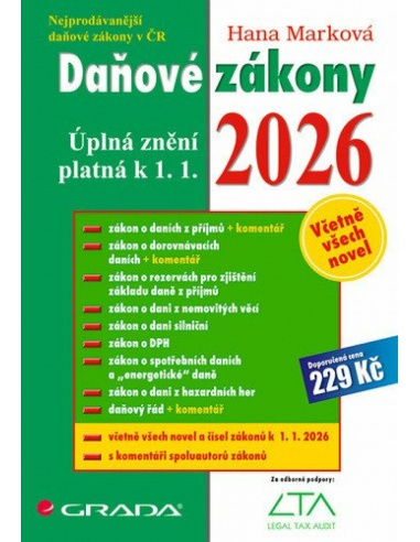 Daňové zákony 2026  - učebnice do školy