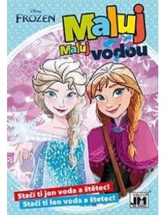 Maluj vodou Ledové králoství A5  - učebnice do školy