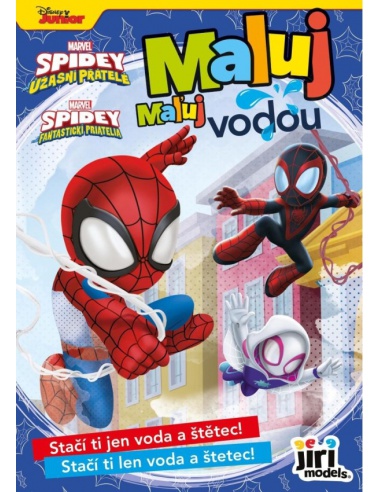 Maluj vodou Spidey A5  - učebnice do školy