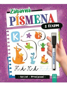 Zábavná písmenka s fixem  - učebnice do školy