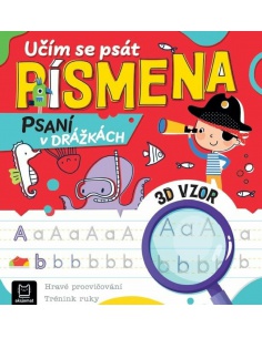 Učím se psát písmena psaní v drážkách  - učebnice do školy