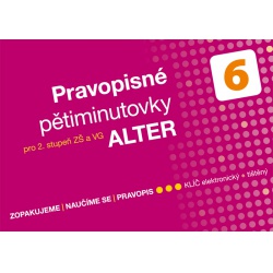 Pravopisné pětiminutovky 6  - učebnice do školy