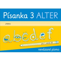 Písanka 3 - nevázané písmo pro 1.