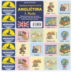 Pexeso Angličtina 3-Škola  - učebnice do školy