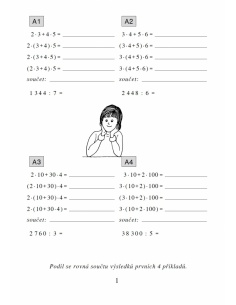 Počtářské chvilky - pracovní sešit pro 6. ročník 2