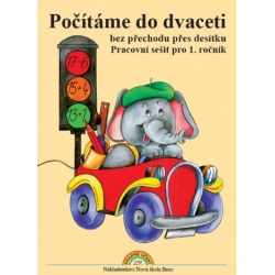 Počítáme do dvaceti bez přechodu přes desítku  - učebnice do