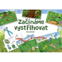 Začínáme vystřihovat - Na louce  - učebnice do školy