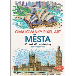 Omalovánky Pixel Art Města  - učebnice do školy