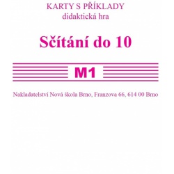 Sada kartiček M1 - Sčítání do 10  - učebnice do školy