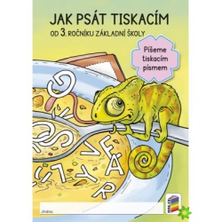 Jak psát tiskacím od 3.ročníku ZŠ - dvoubarevné  - učebnice do