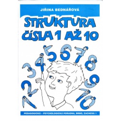 Struktura čísla 1 až 10  - učebnice do školy