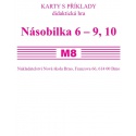 Sada kartiček M8, násobilka 6-9, 10
