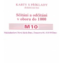 Sada kartiček M10 - Sčítání a odčítání v oboru 1000