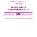 Sada kartiček M5 - Odčítání do 20 s přechodem přes 10