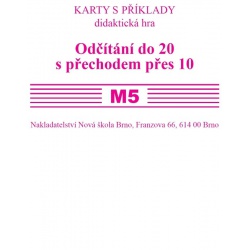 Sada kartiček M5 - Odčítání do 20 s přechodem přes 10  -