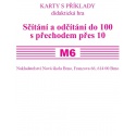 Sada kartiček M6 - sčítání a odčítání do 100 s přechodem přes 10