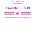 Sada kartiček M7 - násobilka 1-5, 10