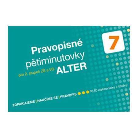 Pravopisné pětiminutovky 7  - učebnice do školy Pravopisné pětiminutovky 7  - učebnice do školy
