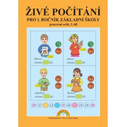 Živé počítání 2.díl  - učebnice do školy