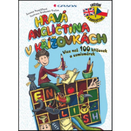 Hravá angličtina v křížovkách - Více než 100 křížovek a osmisměrek
