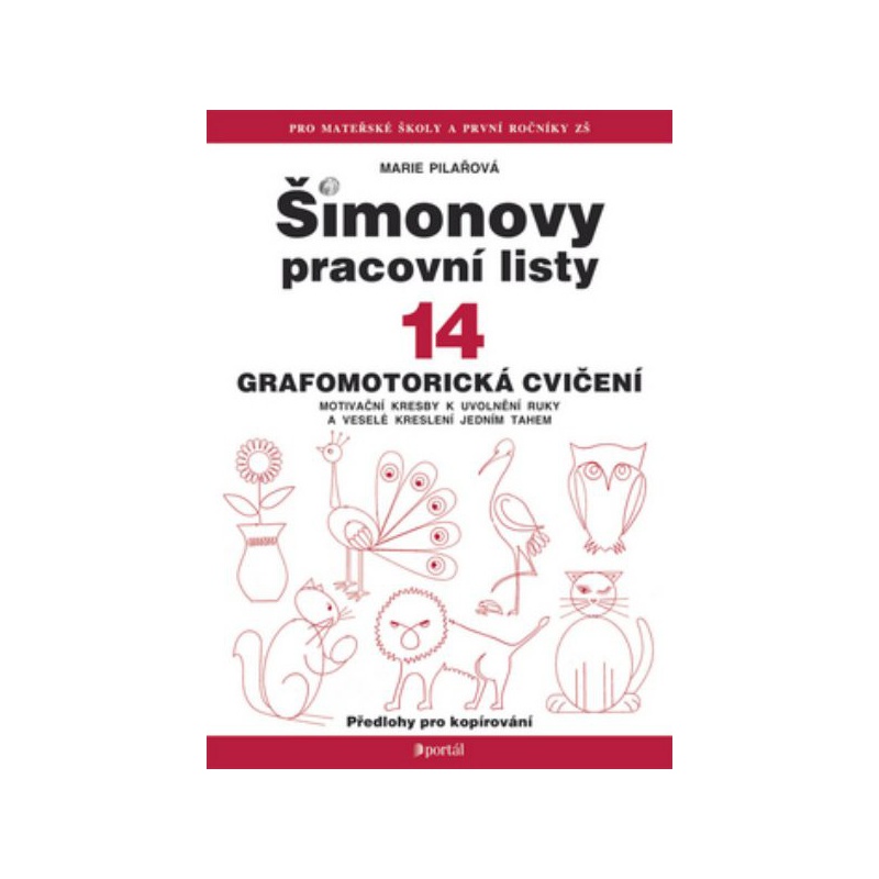 Šimonovy pracovní listy 14 - Grafomotorická cvičení