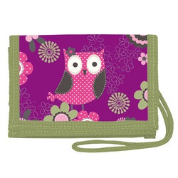 Peněženka na krk Owl  - učebnice do školy