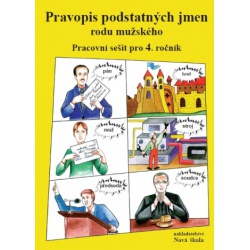 Pravopis podstatných jmen rodu mužského  - učebnice do školy