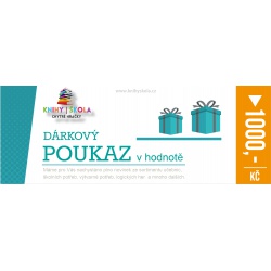 Dárkový poukaz 1000Kč  - učebnice do školy
