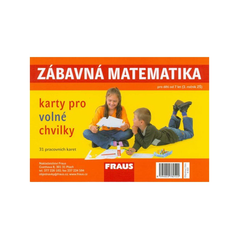 Zábavná matematika 2.r. - karty pro volné chvilky