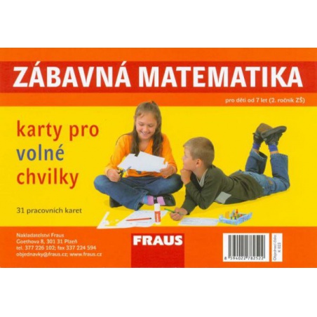 Zábavná matematika 2.r. - karty pro volné chvilky