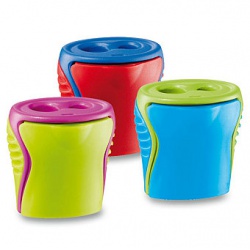 Ořezávátko Maped Boogy - s odpadní nádobkou - 2 otvory, mix
