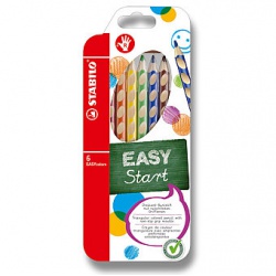 Pastelky stabilo easy start R 6 ks Stabilo - učebnice do školy