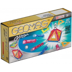 Glitter 22 pcs Geomag - učebnice do školy