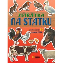Zvířátka na statku - objevuj a nalepuj Sun - učebnice do školy