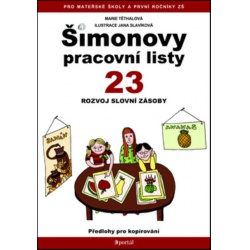 Šimonovy pracovní listy 23 - Rozvoj slovní zásoby  - učebnice