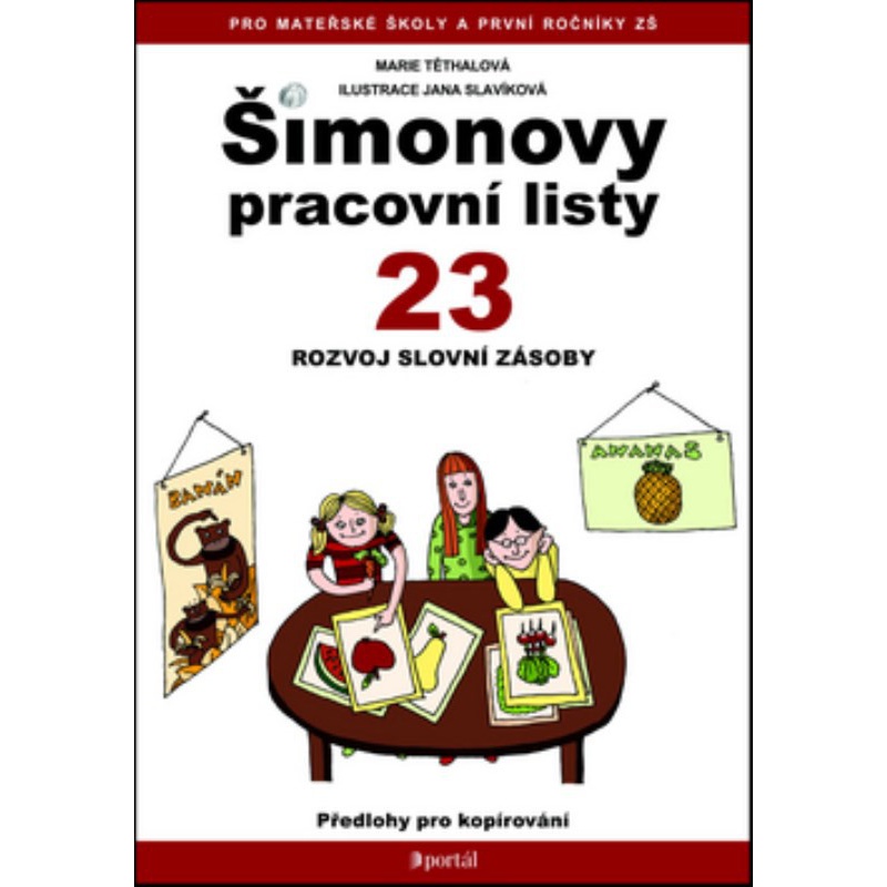 Šimonovy pracovní listy 23 - Rozvoj slovní zásoby