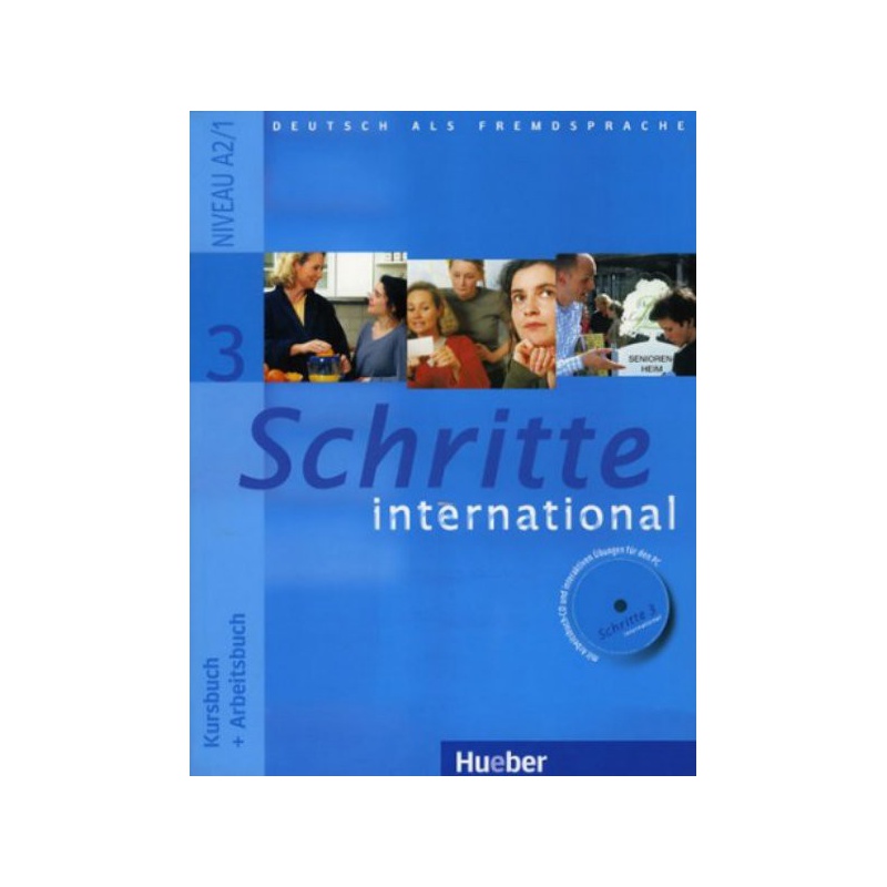 Schritte international 3 Paket - Kursbuch + Arbeitsbuch + CD + Glossar