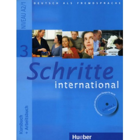 Schritte international 3 Paket - Kursbuch + Arbeitsbuch + CD + Glossar