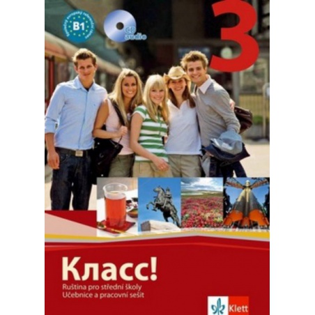 Klass! 3 Ruština pro střední školy - učebnice, pracovní sešit, CD