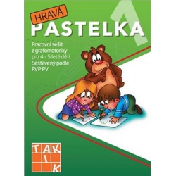 Hravá pastelka 1 pracovní sešit z grafomotoriky pro 4-5leté