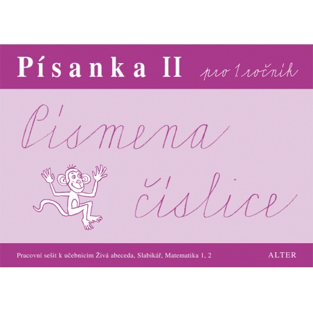 Písanka II - Písmena a číslice Alter - učebnice do školy Písanka II - Písmena a číslice Alter - učebnice do školy