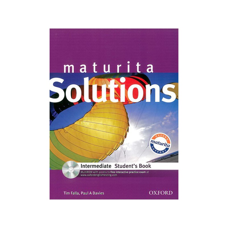 Maturita Solutions Intermediate Student´s Book + CD-ROM (Czech Edition)