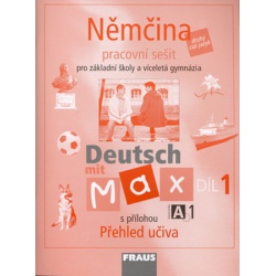 Deutsch mit Max A1/ díl 1 - pracovní sešit Fraus - učebnice do