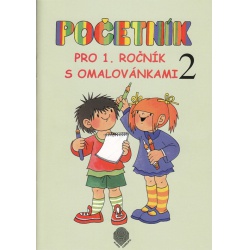Početník 1/2 s omalovánkou  - učebnice do školy