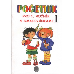 Početník 1/1 s omalovánkou  - učebnice do školy