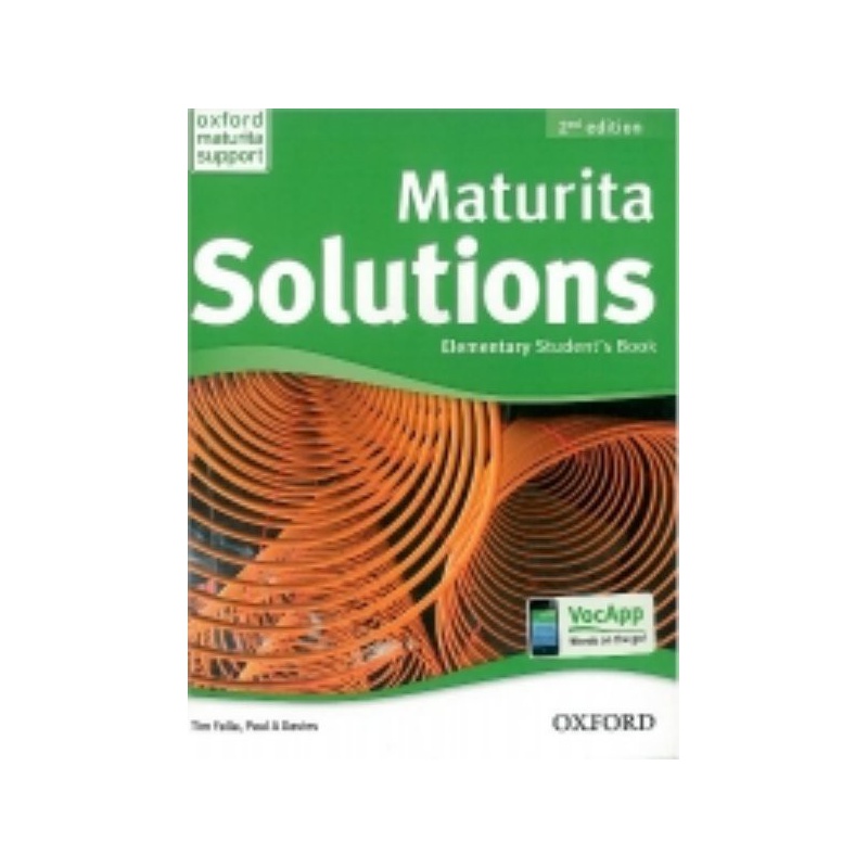 Maturita Solutions 2nd Edition Elementary Students Book (učebnice)