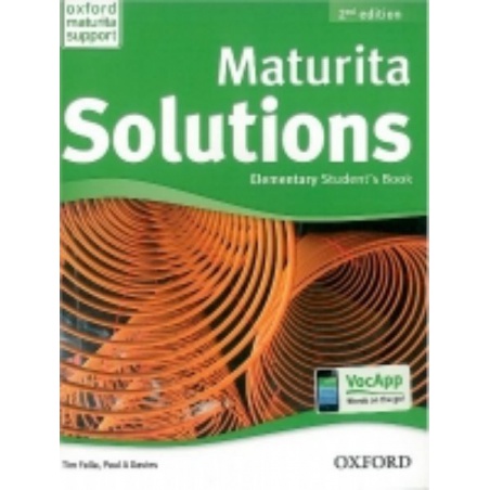 Maturita Solutions 2nd Edition Elementary Students Book (učebnice)