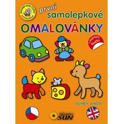 První samolepkové omalovánky -anglická slovíčka Sun - učebnice