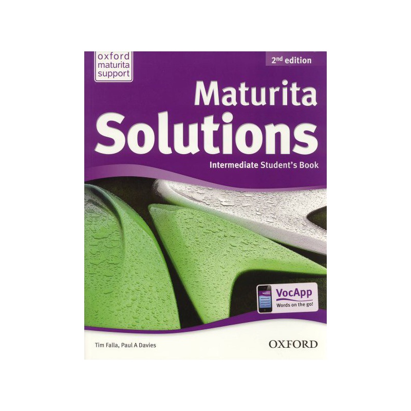 Maturita Solutions 2nd Edition Intermediate Students Book (učebnice)