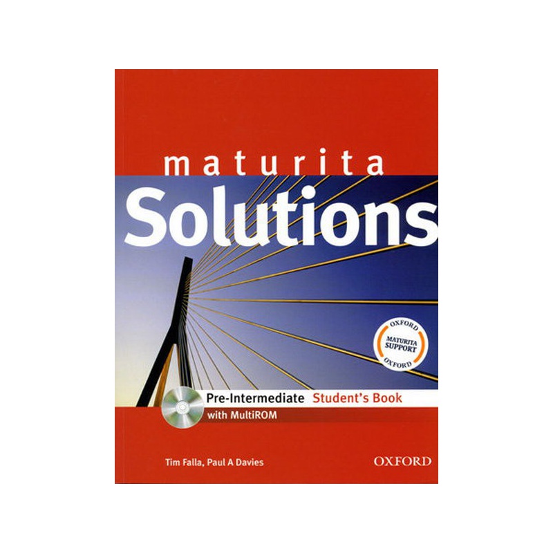 Maturita Solutions Pre-Intermediate Student´s Book + CD-ROM (učebnice)